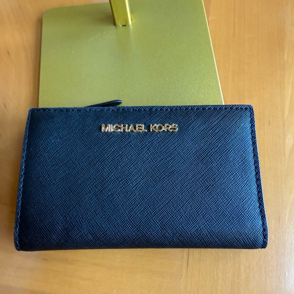 Michael Kors Black Wallet- Small